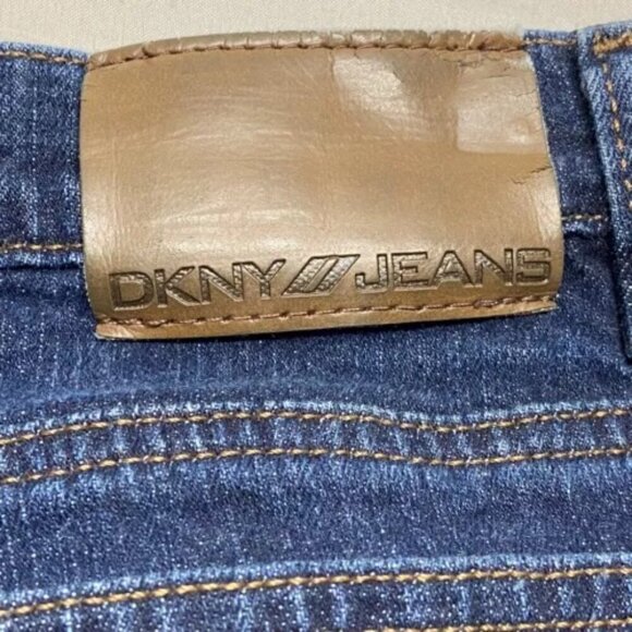 DKNY Jeans Women's 12 So-Lo-Lita Stretch Blue Denim Boot Fit Est.1989 - Picture 7 of 10